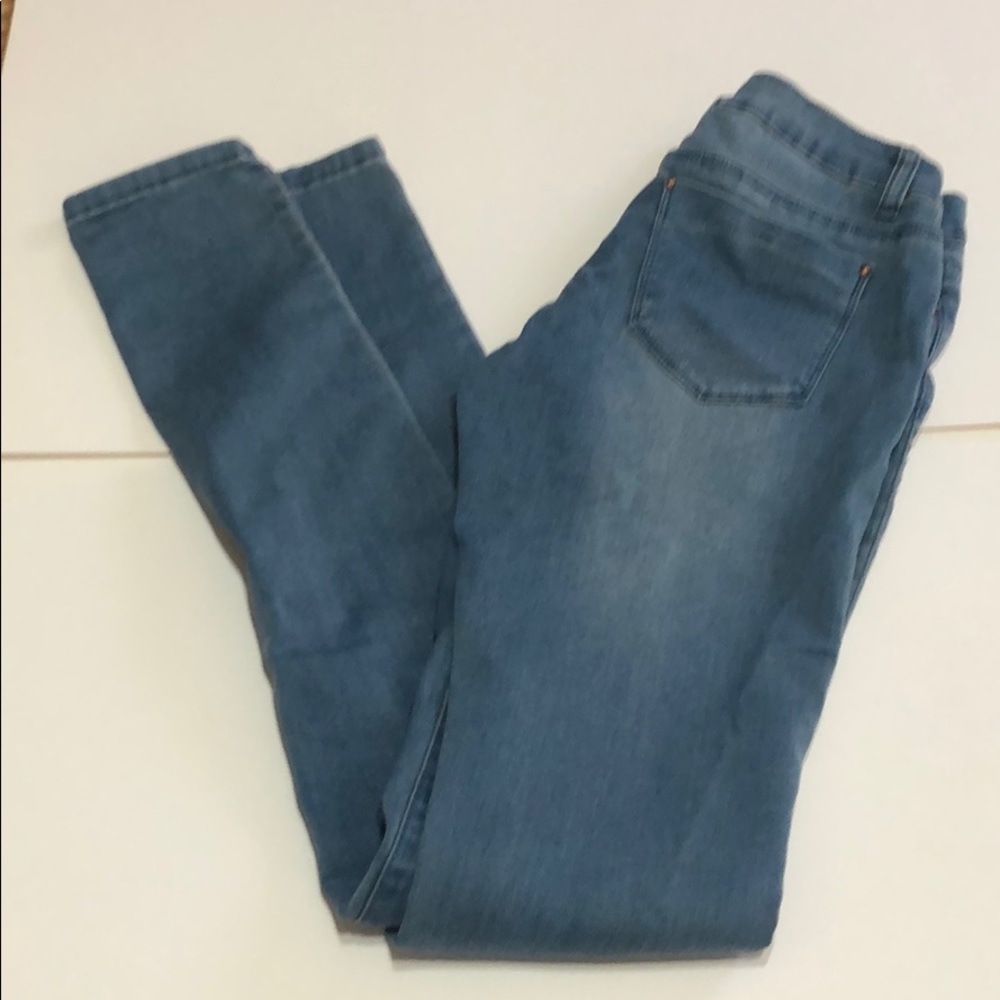 Sunrise hi-waisted skinny jeans